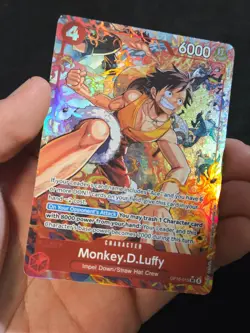 One Piece The Time of Battle Monkey D Luffy OP16-015 Alternate Alt Art NM - Image 2