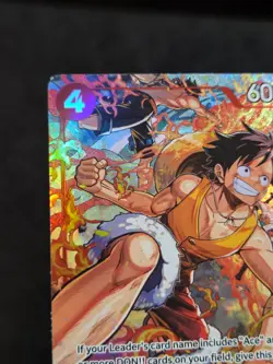 One Piece The Time of Battle Monkey D Luffy OP16-015 Alternate Alt Art NM - Image 3
