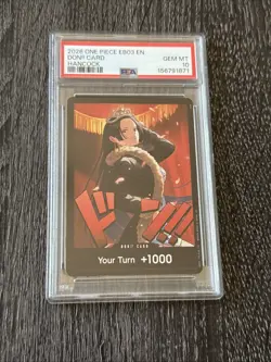 eb-03 one piece english Complete Sequential Don!! Card Nami Robin Hancock PSA 10 - Image 3