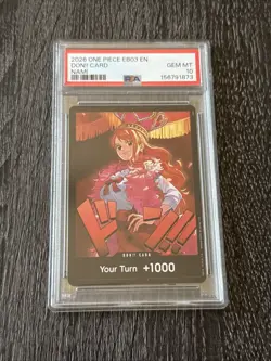 eb-03 one piece english Complete Sequential Don!! Card Nami Robin Hancock PSA 10 - Image 5