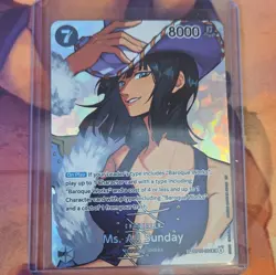 Bandai One Piece CCG Ms. All Sunday OP14-084 SP SR Foil Alternate Art EN - Image 1
