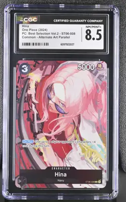 CGC 8.5 Hina Best Selection Vol.2 #ST06-008 Alt Art Parallel 2024 One Piece - Image 1