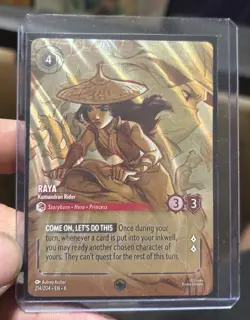 Raya - Kumandran Rider (Enchanted) 214/204 Azurite Sea Holo Disney Lorcana - Image 3