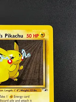 Lt. Surge's Pikachu 081/132 - Gym Heroes Regular 1st Edition Pokemon TCG Card NM - Image 4
