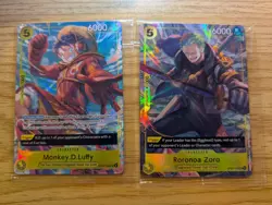 Illustration Box Vol. 3 Promo Cards- Monkey.D.Luffy & Roronoa Zoro SEALED - Image 1