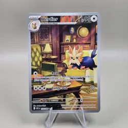 Herdier 155/086 SV: White Flare Holo Illustration Rare Pokemon TCG Card - NM - Image 1