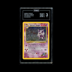 TAG Graded Sabrina's Gengar 14/132 Gym Heroes Holo Rare Pokemon Card 2000 - Image 1