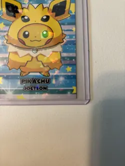 Pikachu Jolteon Poncho - Card Database Attacks 2 - Cracked Ice Holo - Pokemon NM - Image 5