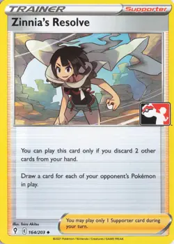 Zinnia's Resolve Uncommon Prize Pack Series Cards 164/203 NM - Image 1