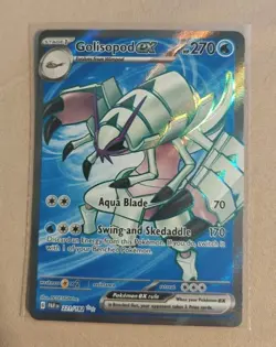 Pokemon TCG Golisopod ex 221/182 SV04: Paradox Rift Holo NM Card - Image 1