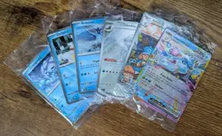 Pokemon TCG - Sealed Snowflake Stamped cards - Lot of 6 - Sealed - Image 2