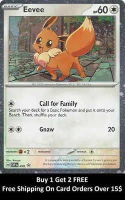 Eevee SV: Scarlet & Violet Promo Cards #SVP 200 Promo,Holo [gls1021] - Image 1