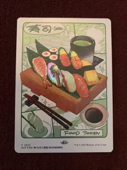 Food Token (2012) (Rainbow Foil) Secret Lair Drop Foil - Image 1