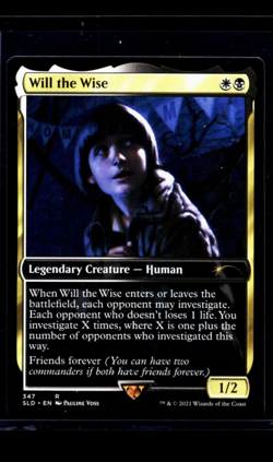 2021 MTG Magic The Gathering SLD Secret Lair Stranger Things #347 Will the Wise - Image 1
