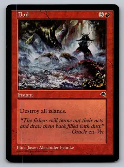Boil 165 Uncommon Tempest Magic: The Gathering Moderately Played - Image 1