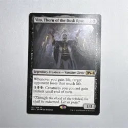 Wizards of the Coast MTG Vito, Thorn of the Dusk Rose Rare M21 127 EN 1/3 - Image 1