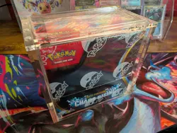 Pokemon Chaos Rising Booster Box Sealed 36 Packs w/ Premium Acrylic Case - Image 1
