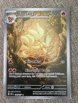 The Pokemon Company Pokemon TCG Ninetales 199/197 SV03 IR Full Art Holo Eng - Image 1