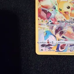 The Pokemon Company Pikachu 160/159 Crown Zenith Secret Rare Holo Full Art 70 HP - Image 2