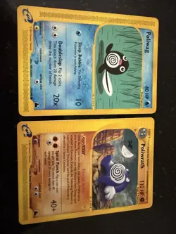 Nintendo Pokemon TCG EX Ruby & Sapphire Poliwag 87/114 Poliwrath 24/114 Lot - Image 1