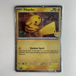 Pikachu 051/162 Temporal Forces 2026 Pokemon Day Promo Cosmos Holo LP - Image 1