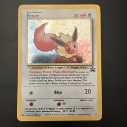 Eevee #11 Promo Black Star Vintage Pokemon Card WOTC Lo - Image 1