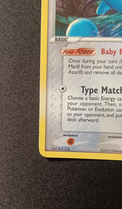 Pokemon Azurill 20/113 EX Delta Species - Reverse Holo Stamped NM Near Mint ENG - Image 5