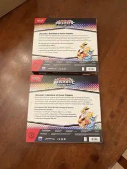 (2) Pokemon TCG SV8.5 Prismatic Evolutions Poster Collection Box Factory Sealed - Image 2