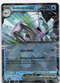 Golisopod ex - 050/182 Double Rare Holo SV04: Paradox Rift NM Pokemon - Image 1