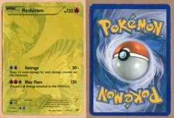 Reshiram - Secret Rare #114/113 - Holofoil - Scan PK11 Pokemon Scans NM Pokemon - Image 1