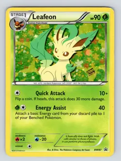 MP Leafeon BW87 Black & White Promos Holo Pokemon Card - Image 1