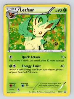 MP Leafeon BW87 Black & White Promos Holo Pokemon Card - Image 3