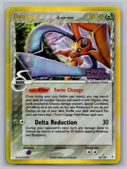 Deoxys 4/110 Holo Rare Holon Phantoms Pokemon Reverse Holo Lightly Played - Image 1