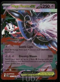 Mega Floette ex 035/086 Double Rare Chaos Rising Pokemon Near Mint - Image 1