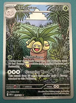 Pokemon Exeggutor 135/132 ME01 Mega Evolution Illustration Rare Holo Eng HP 140 - Image 1