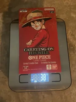 One Piece OP-13 CARRYING ON HIS WILL Sleeved Booster Pack - Heavy - 38g 🔥 🔥 - Image 1