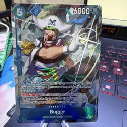 Buggy OP16-048 SR Alternate Art One Piece CG The Time of Battle Secret (MINT) - Image 1