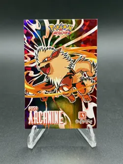 Arcanine Rainbow Foil Pokemon Card Database Attacks Kanto - Image 1