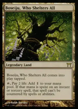MTG English Boseiju, Who Shelters All NM Normal Champions of Kamigawa - Image 1