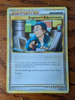 Engineer's Adjustments 75/95 Unleashed Regular (Non-Holo) Pokemon Card - Image 1