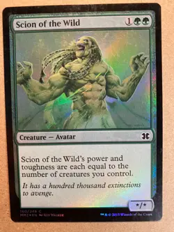 MTG 1x FOIL Scion of the Wild Modern Masters 2015 Magic the Gathering Card x1 NM - Image 1