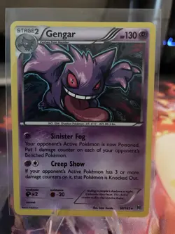 Pokemon TCG 2015 Gengar Holo Rare Card 60/162 XY Breakthrough - Image 1