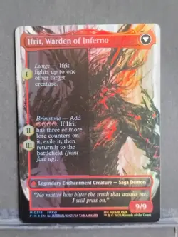 Clive, Ifrit's Dominant (0318) (Borderless); Foil; Final Fantasy - Image 2