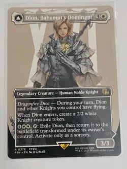 Mtg - Dion, Bahamut's Dominant (Borderless) - FINAL FANTASY (FIN) - Nonfoil - Nm - Image 1