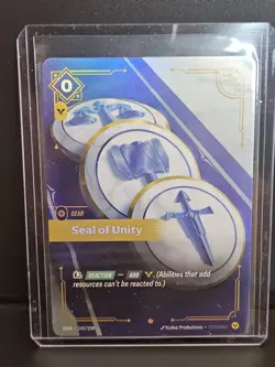 Riftbound Seal of Unity 245/298 Gear OGN Kudos Productions Regular Card - Image 5