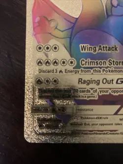 Charizard GX RAINBOW Gold Foil Pokemon Card 150/147 2020 Nintendo - Image 5