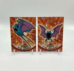 Pokemon Card - Zubat, Golbat - Topps - Blue Logo - 2 Card Set - Image 1