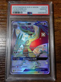 Noivern GX SV78/SV94 PSA 10 Hidden Fates Full Art S&M 2019 Pokemon Card Graded - Image 1