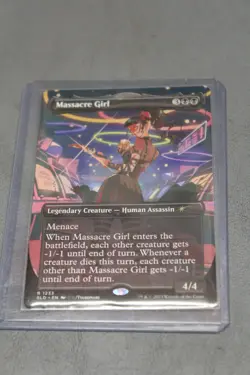 Massacre Girl (Anime Borderless) Secret lair lightly played - Image 1