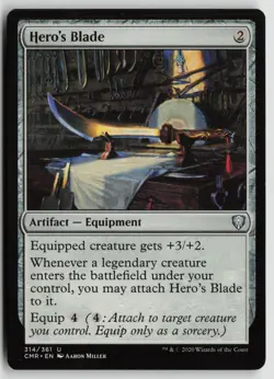 Hero's Blade (314) Lightly Played 314 Commander Legends Magic: The Gathering - Image 1